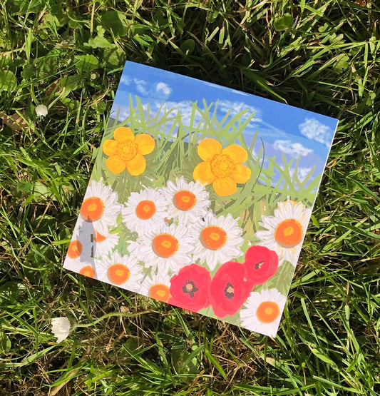 British Wildflower Meadow Card