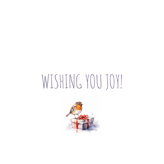 Christmas Robin Greeting Card