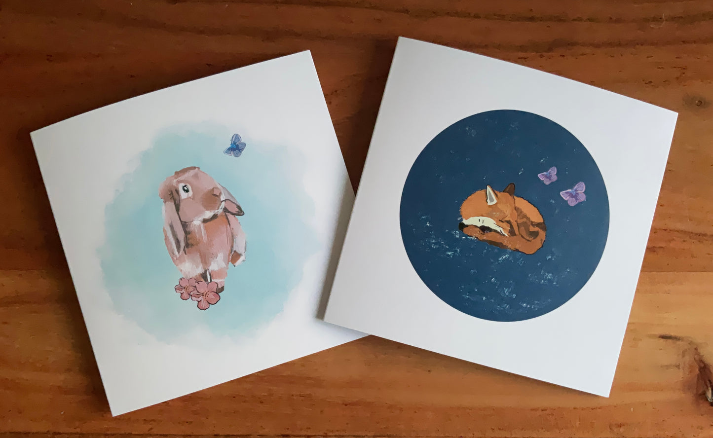 Sustainable Hand-drawn Greeting Card |Urban Fox