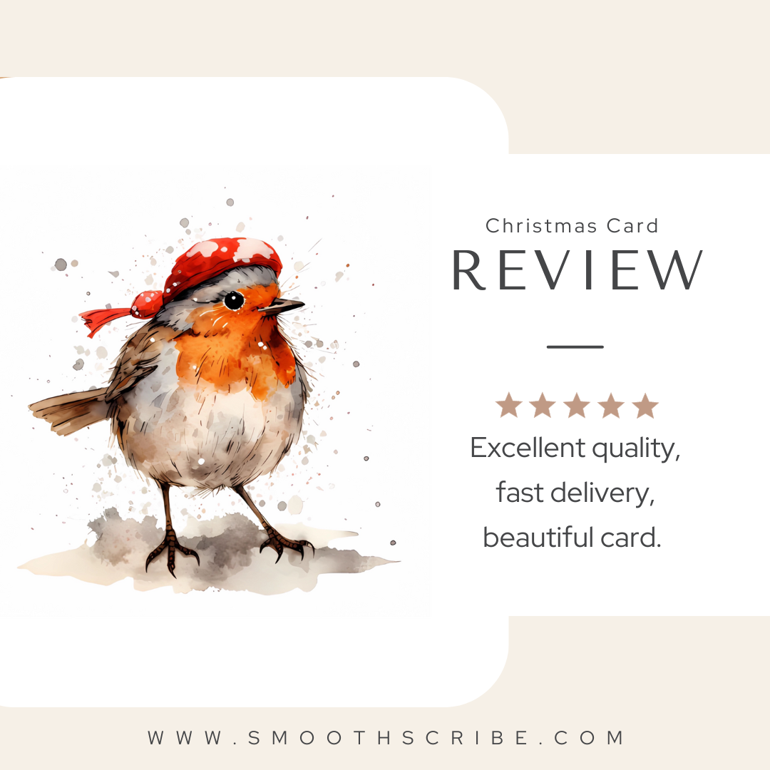 Christmas Robin Greeting Card