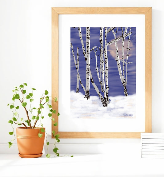 Silver Birch | Celtic Tree Fine Art Print