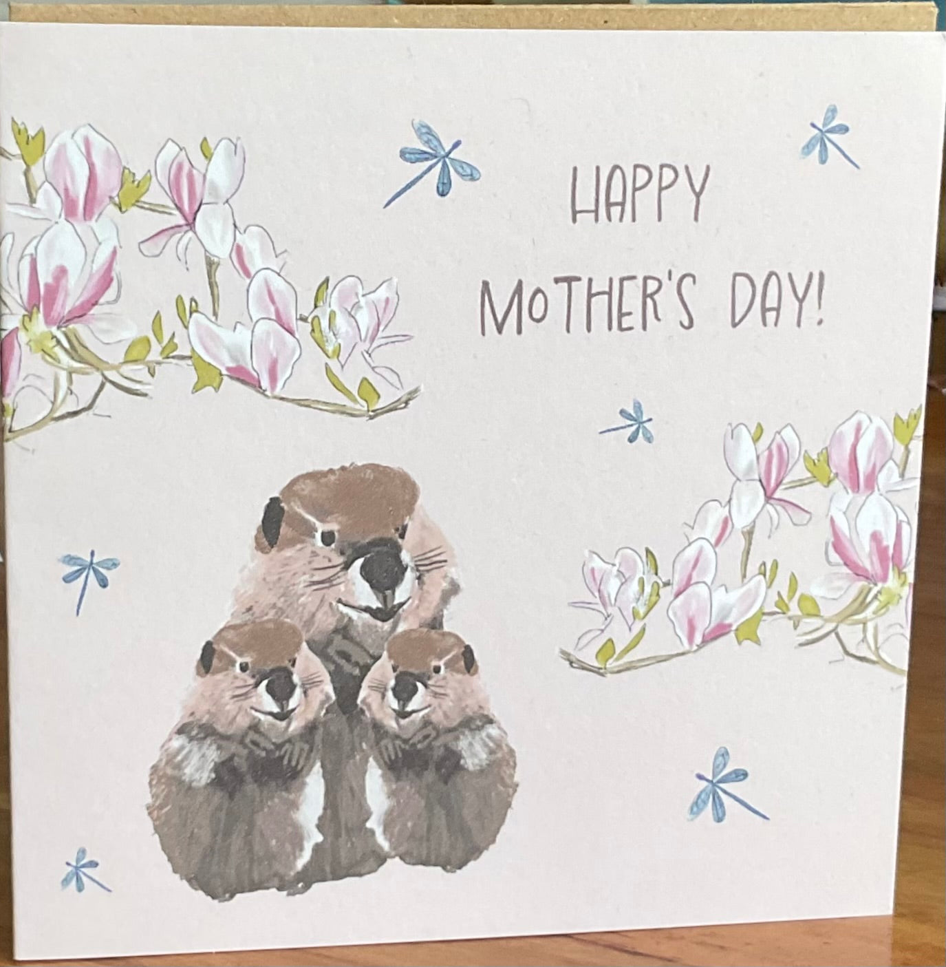Cute beaver Mother’s Day card (supporting the Beaver Trust)