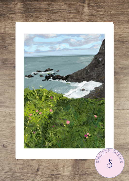 Beyond the Cliff | Cornish Coastal Fine Art Print