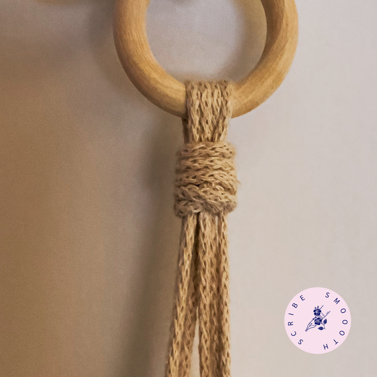 Handcrafted Macrame Plant Hanger - Eco-Friendly Indoor Plant Display