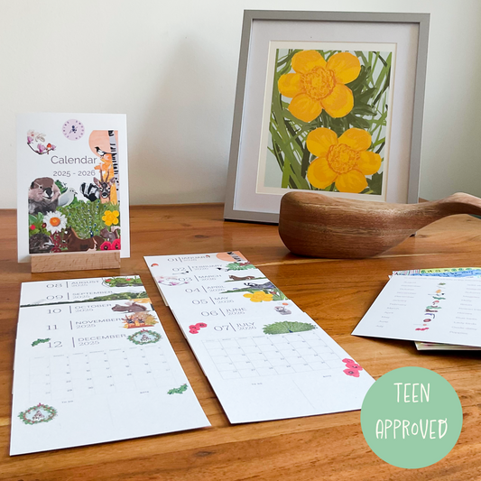 Bringing Nature to Thank a Teacher: The 2025-2026 Nature Desk Calendar