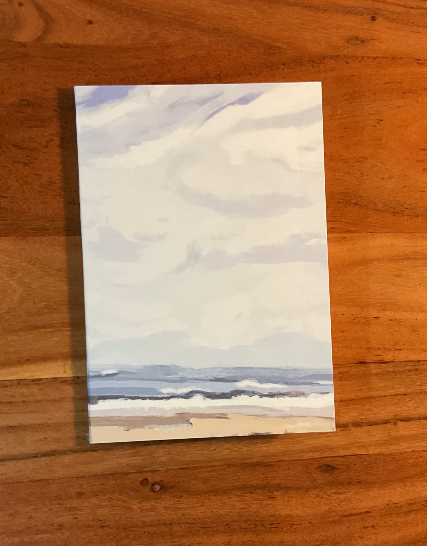 Coastal Sky A5 Recycled Blank Notebook (60 Pages) | Ethically Sourced Recycled Paper