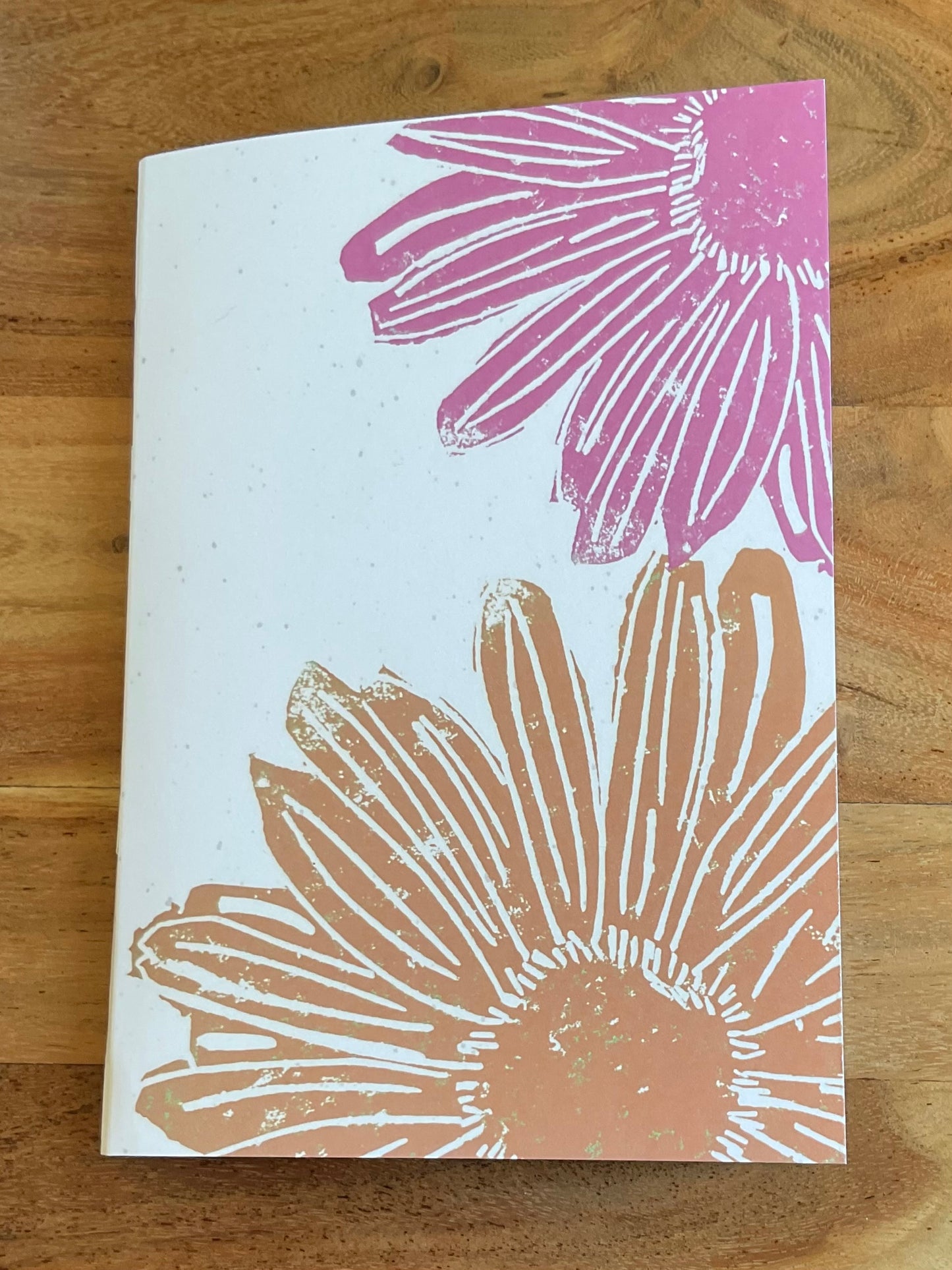 Vibrant Flowers A5 Recycled Blank Notebook (60 Pages) | Ethically Sourced Recycled Paper