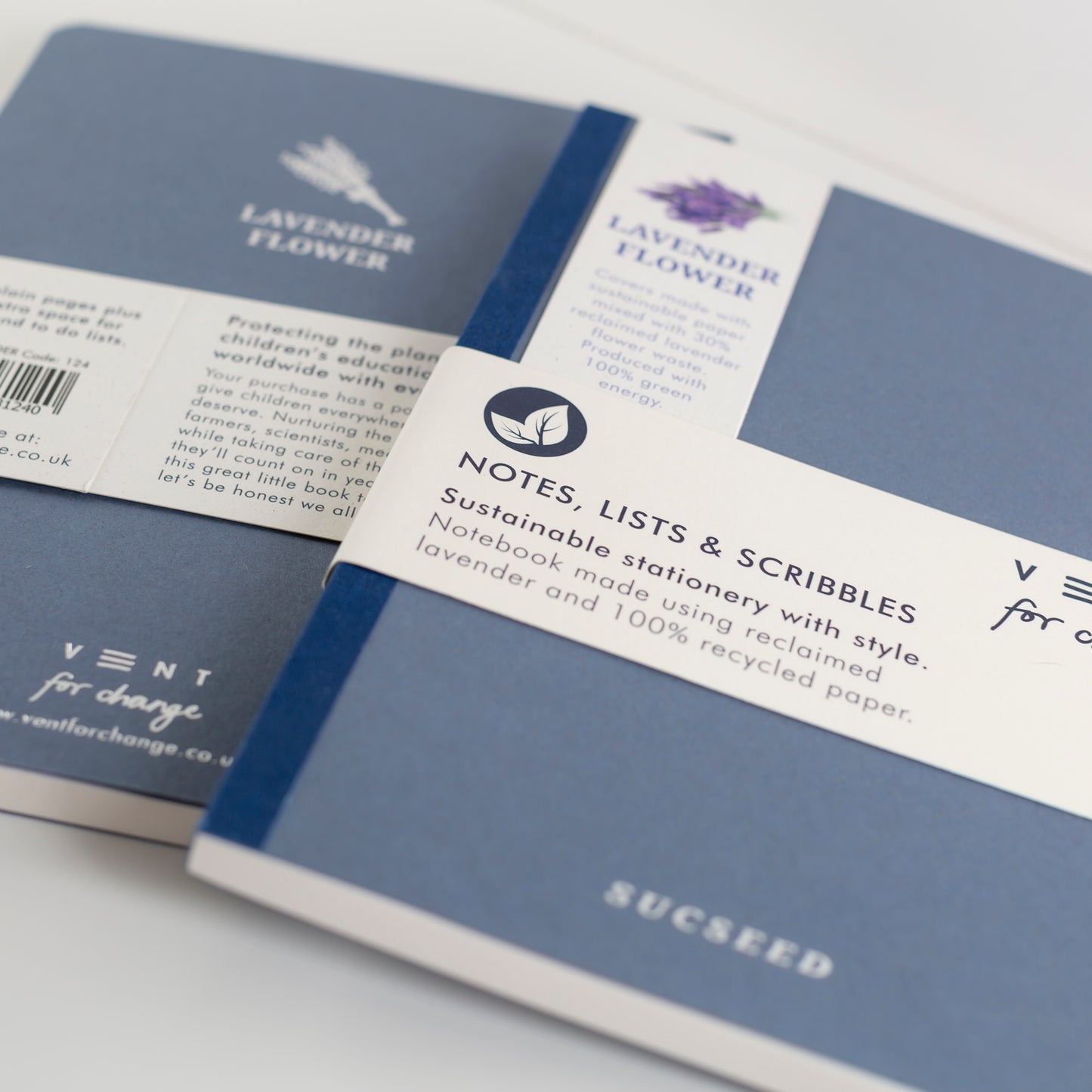 SUCSEED Sustainable Notebook-Lavendar