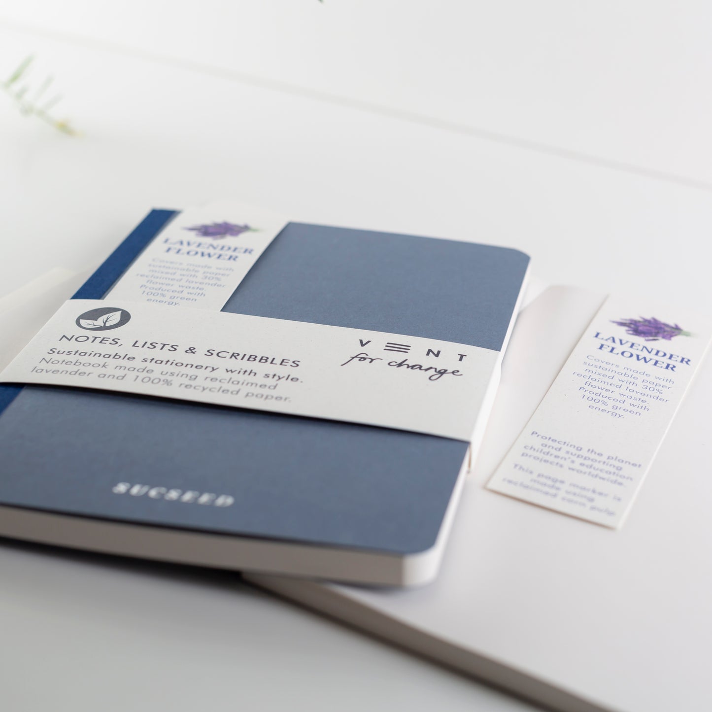 SUCSEED Sustainable Notebook-Lavendar