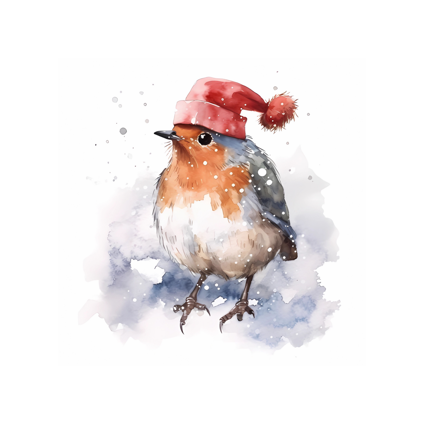 Christmas Robin Greeting Card