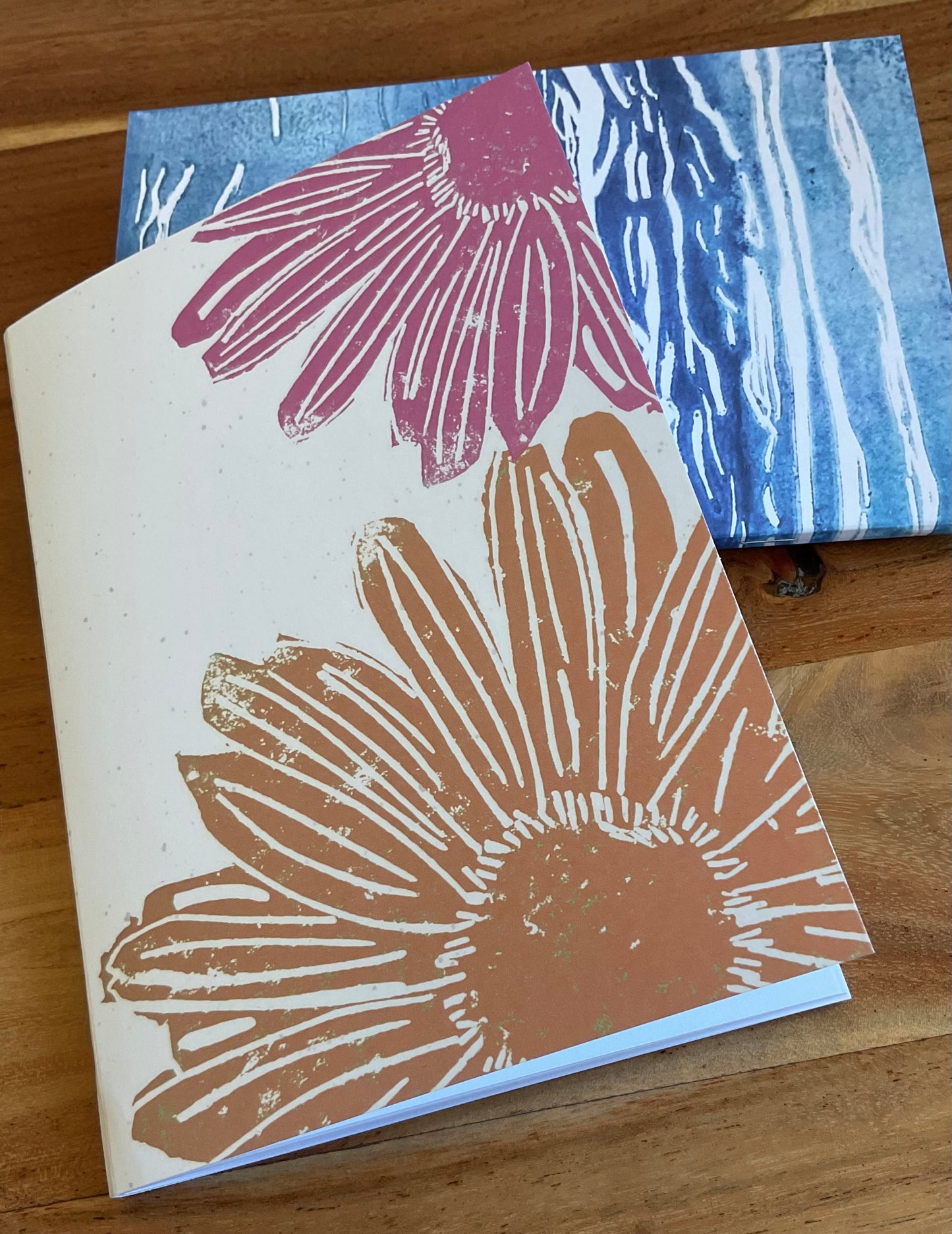 Vibrant Flowers A5 Recycled Blank Notebook (60 Pages) | Ethically Sourced Recycled Paper