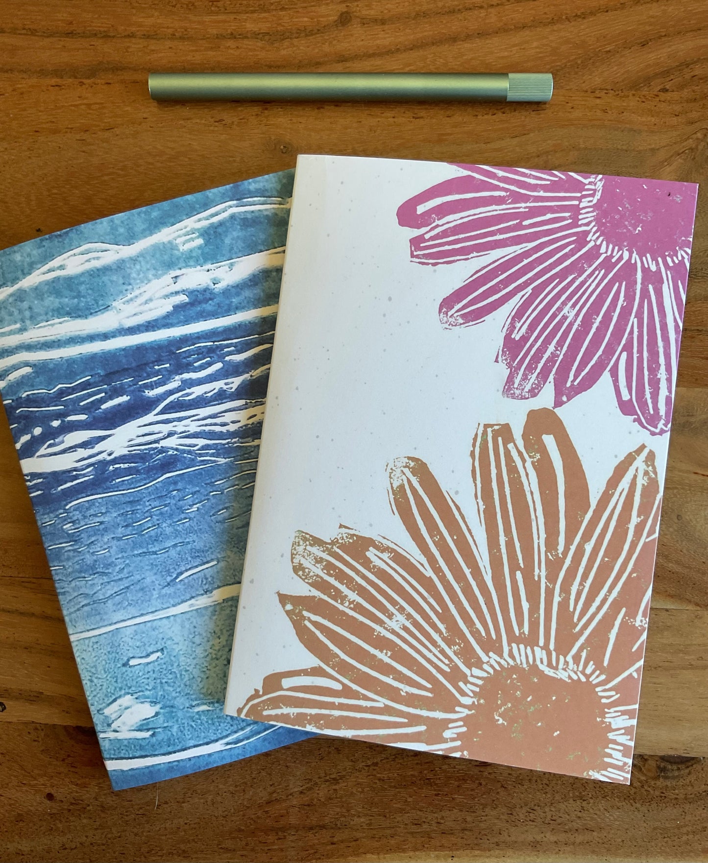 Vibrant Flowers A5 Recycled Blank Notebook (60 Pages) | Ethically Sourced Recycled Paper