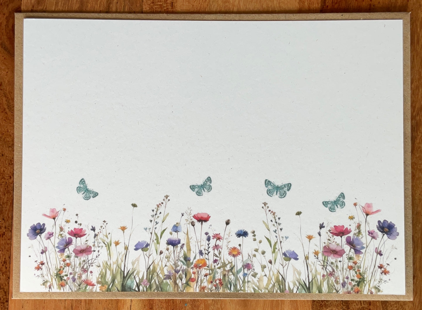 Quality wild flower note cards (5 x7 inches)