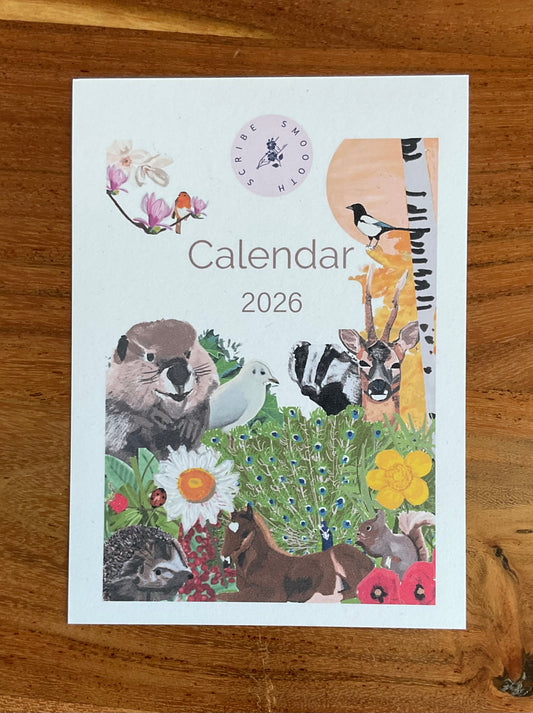 2026 Nature Desk Calendar