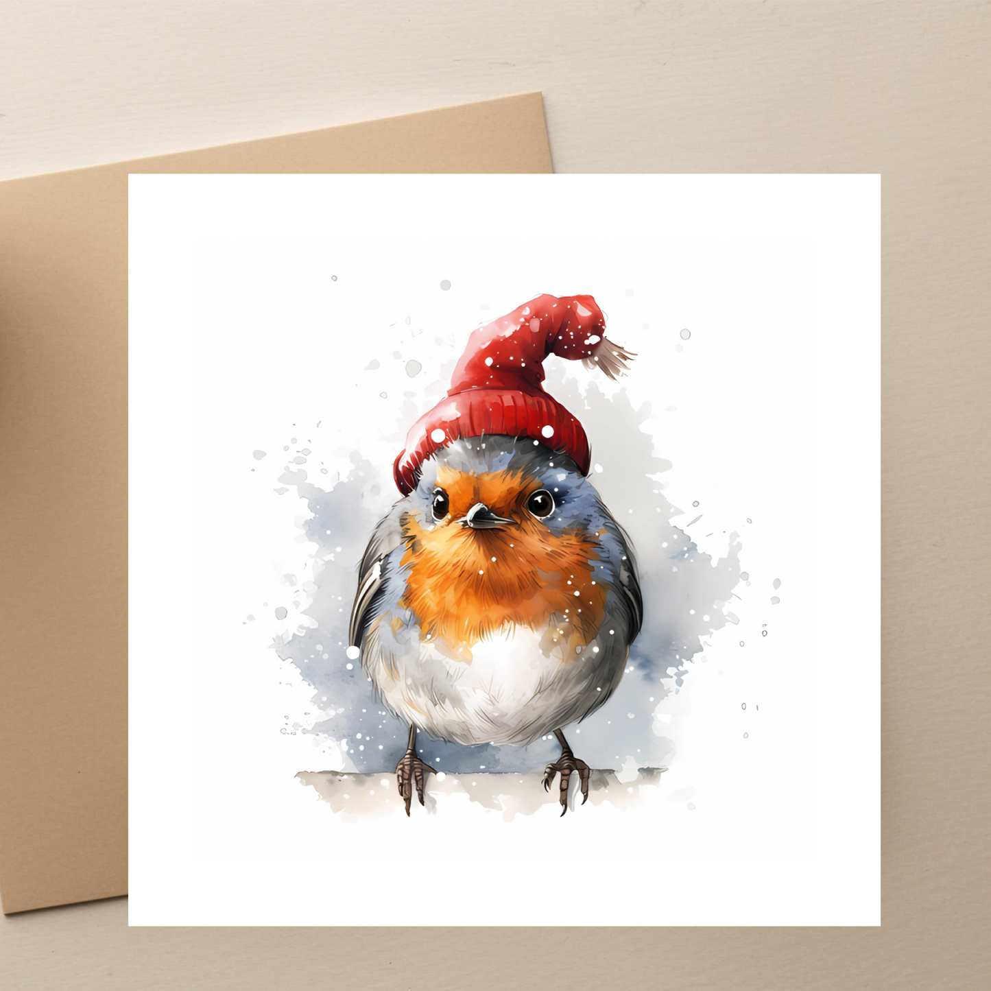 Smooth-Scribe: Robin-Greeting-Card