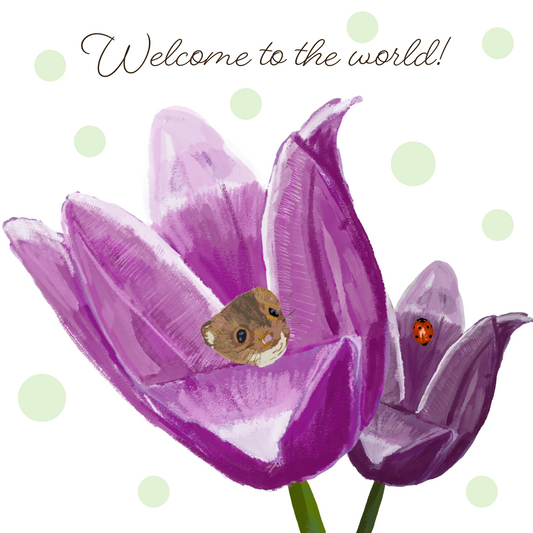 New baby card